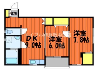 オアシス六番館の物件間取画像